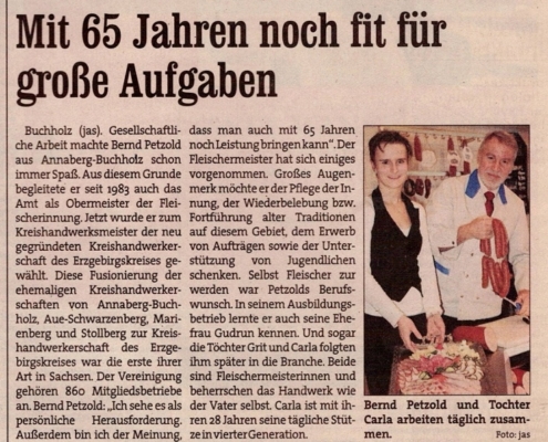 gemeinsam seid 1996 Bernd und Carla Petzold